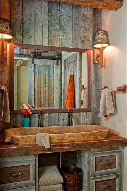 Stilul rustic în proiectarea casei