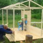 Casa pentru copii cu desene propriile sale mâini, de construcție, fotografie, piesele necesare, portalul de construcție Casa pentru copii cu desene propriile sale mâini, de construcție, fotografie, piesele necesare, portalul de construcție