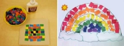 Copiii de appliqué hârtie colorată cu mâinile microni dvs. de selecție