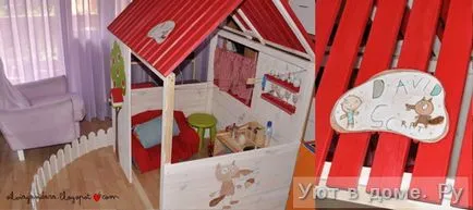 Joaca casa cu propriile lor mâini - 50 de exemple de fotografie