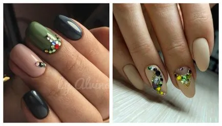 Design de unghii cu manichiura strasuri fotografie cu noutăți