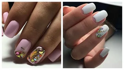 Design de unghii cu manichiura strasuri fotografie cu noutăți