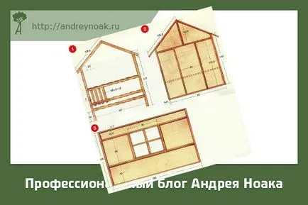 Casa pentru copii din lemn cu mâinile lor, și desenele de construcție