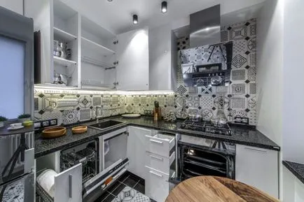 Design de bucătării în Hrușciov fotografii, idei, opțiuni de dezvoltare