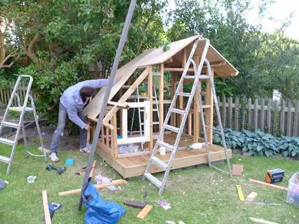 Casa pentru copii cu desene propriile sale mâini, de construcție, fotografie, piesele necesare, portalul de construcție (lor) Casa pentru copii cu desene propriile sale mâini, de construcție, fotografie, piesele necesare, portalul de construcție