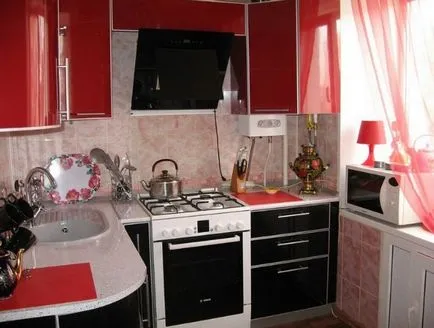 Proiectare pentru o mică bucătărie în Hrușciov