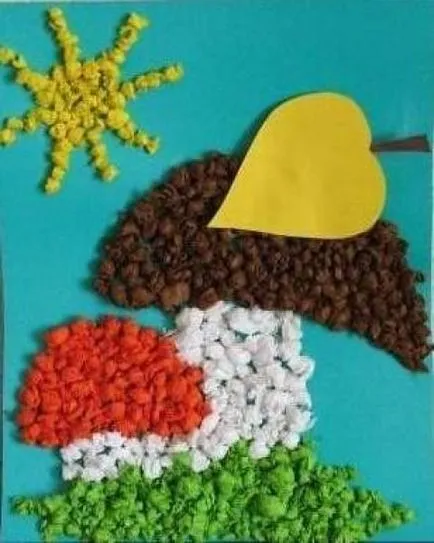 Copiii de appliqué hârtie colorată cu mâinile microni dvs. de selecție