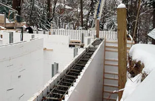 mixturi de beton la temperaturi sub zero, in special turnare