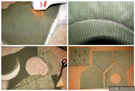 casă mică pentru o pisica cu mâinile sale desene dimensionale, atelier video de