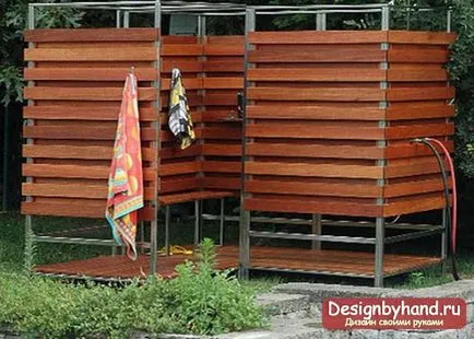 Duș în țară cu propriile mâini