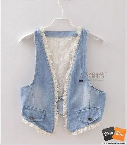 vesta din denim cu mâinile sale și o selecție de fotografii-idei (mâini) vesta din denim cu mâinile sale și o selecție de idei foto