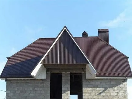 Fronton acoperiș fronton cum să calculeze zona, se potrivesc corect și coase (calculat) Acoperiș fronton fronton cum să calculeze zona, se potrivesc corect și coase