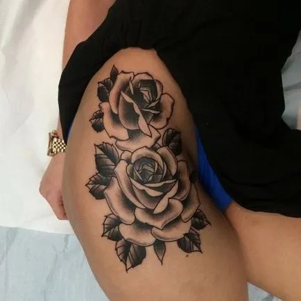Fotografii și valoare a crescut tatuaj pentru fete