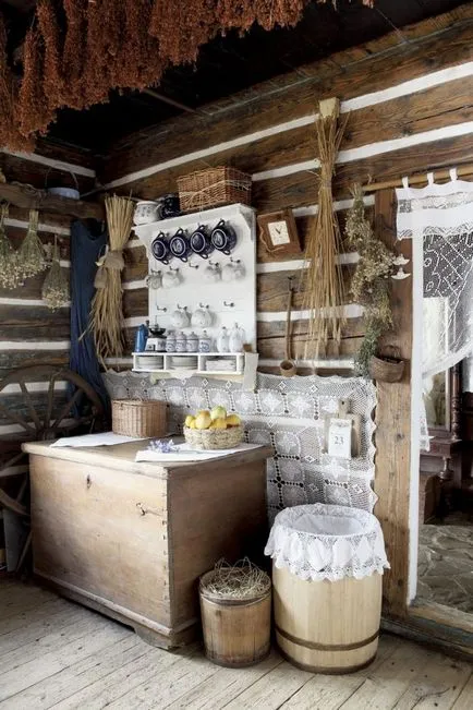 Foto Cum de a dota casa din mediul rural, cu propriile sale mâini