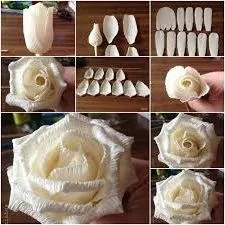 hârtie creponată, în cazul în care acesta este utilizat