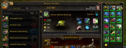 animale de companie Hyde luptă în wow