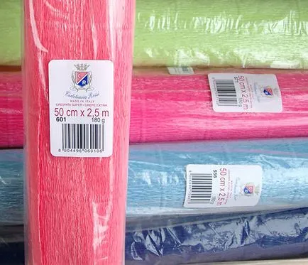 hârtie creponată cum de a alege hârtie ondulat pentru flori