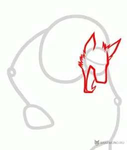 Cum de a desena un lup anime Cum de a desena un lup anime