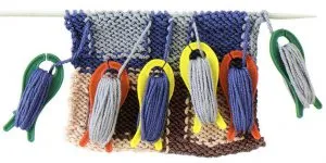 Tehnica de tricotat intarsia și de intrare schimbare de culoare