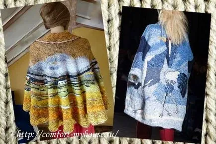 Interesant multi-color de tricotat intarsii, confort si caldura din casa mea