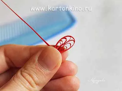 Cum Quilling flori
