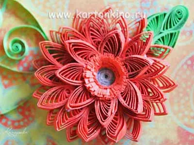 Cum Quilling flori