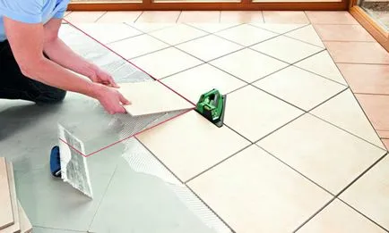 Cum să se stabilească dale de pe pardoseală, cu propriile sale mâini (punerea gresie faianta cu mâinile) Cum să se stabilească dale de pe pardoseală, cu propriile sale mâini