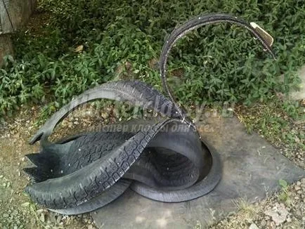 Cum sa faci o lebădă din anvelopei cu mâinile