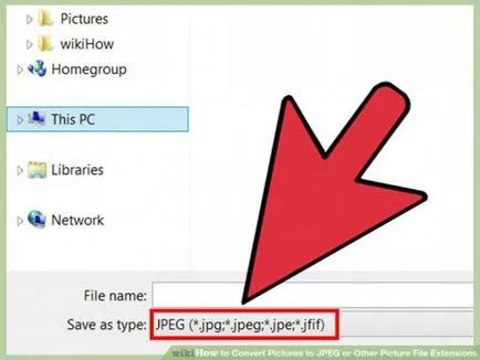 Cum de a converti o imagine în alt format de imagine jpeg sau, nou-venit