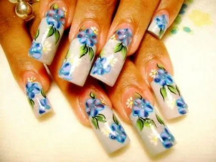 Cât de frumos pentru a decora unghiile cu pietre și în siguranță, atașați acestora