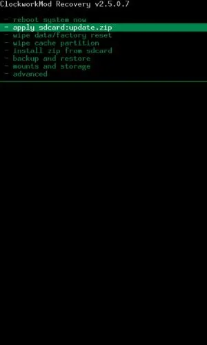Cum de a face rollback Android la setările din fabrică
