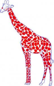 Cum de a desena o girafă - remiză animale Cum de a desena o girafă - remiză animale