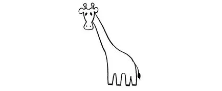 Cum de a desena o girafă cursuri de master - desene ale copiilor privind