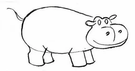 Cum de a desena o Hippo