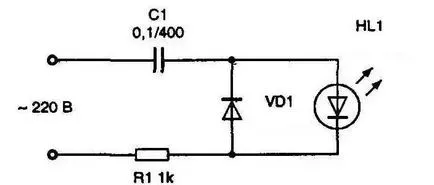 Cum să se conecteze la LED-uri 220 folosind un simplu circuit (conecta) Cum să se conecteze la LED-uri 220 folosind un circuit simplu