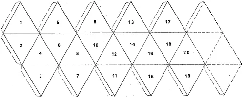 Cum de a face treptat icosahedron dintr-o hârtie