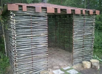 Cum de a construi un chioșc ieftin în țară (pentru a construi) Cum de a construi un chioșc ieftin în țară