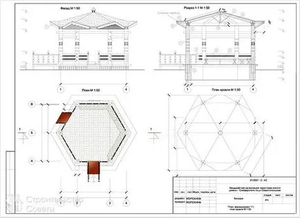 Cum de a construi o pergola cu propriile lor mâini - un foișor pentru gradina fotografie, desene, diagrame (chioșc pentru a da propriile lor mâini) Cum de a construi o pergola cu propriile lor mâini - un foișor pentru gradina fotografii, desene, diagrame