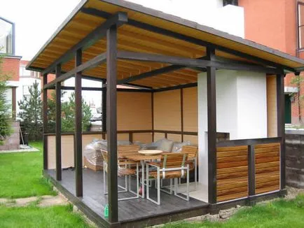 Cum de a construi un foișor în țară cu propriile lor mâini (Dacha) Cum de a construi un foișor în țară cu propriile mâini