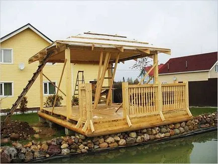 Cum de a construi o pergola cu propriile lor mâini - un foișor pentru fotografii de gradina, desene, diagrame (desene) Cum de a construi o pergola cu propriile lor mâini - un foișor pentru gradina fotografii, desene, diagrame