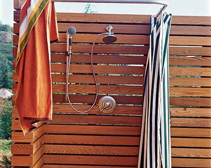 Cum de a construi un duș de la cabana la instruire video - Echipează duș cu propriile sale mâini, o fotografie (duș) Cum de a construi un duș de la cabana la instruire video - Echipează duș cu propriile sale mâini, fotografii