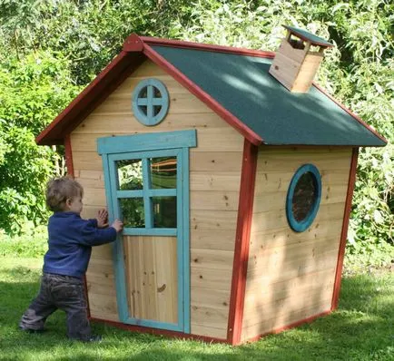 Cum de a construi casa de lemn pentru copii, cu propriile sale mâini (pentru a construi) Cum de a construi casa de lemn pentru copii, cu mâinile lor