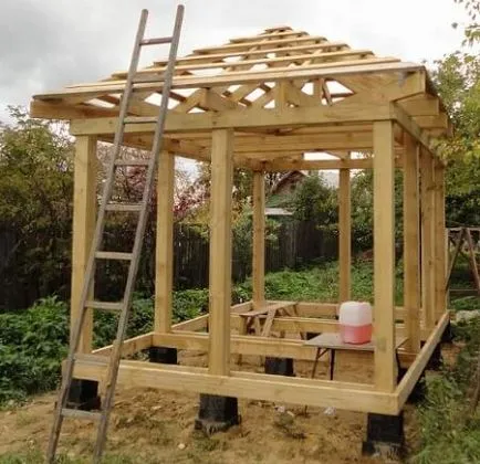 Cum de a construi un foișor în țară cu propriile mâini (pentru a construi) Cum de a construi un foișor în țară cu propriile mâini