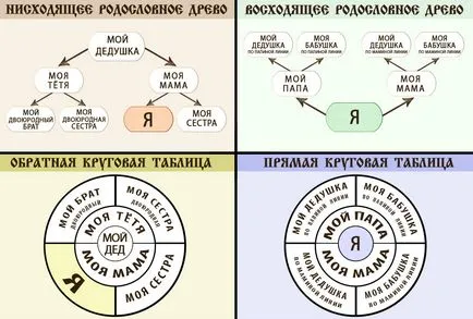 Cum de a face un arbore genealogic al genului și de familie auto - șablon și circuit de probă (un fel de) Cum de a face un arbore genealogic al genului și familiei auto - model șablon și schema