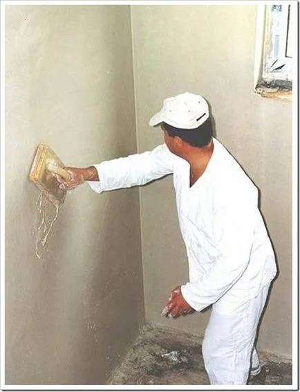 Cum să ipsos pereți și tavan fără balize din ipsos, cum ar fi Rotband fără semnalizatoare Cum să ipsos pereți și tavan fără balize din ipsos, cum ar fi Rotband fără semnalizatoare