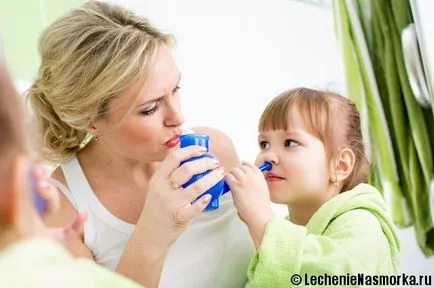 Cum să se spele nasul copilului cu o răceală la domiciliu (spălare) Cum să se spele nasul copilului cu o răceală la domiciliu