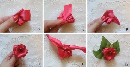 Cum sa faci un trandafiri Ribbon rapid Cum sa faci un trandafiri Ribbon rapid
