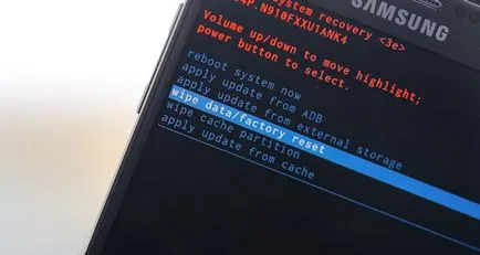 Android modul de resetare la setările din fabrică, efectuați o resetare hard, pentru a configura servicii tehnologice