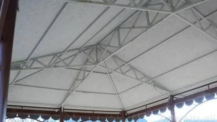 Cum sa faci un chioșc din metal cu mâinile lor, să construiască un foișor în etape