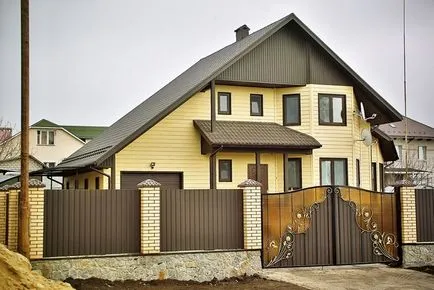 Cum de a face și de a pune un gard de carton ondulat în țară cu propriile lor mâini lățimea foii trapezoidală (gard) Cum de a face și de a pune un gard de carton ondulat în țară cu propriile lor mâini lățimea foii trapezoidală,